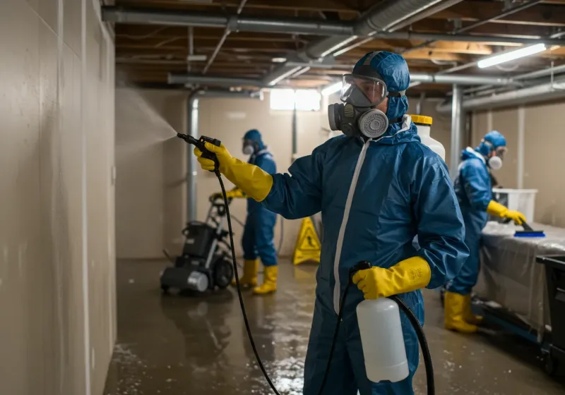 Basement Sanitization and Antimicrobial Treatment process in Maui County, HI