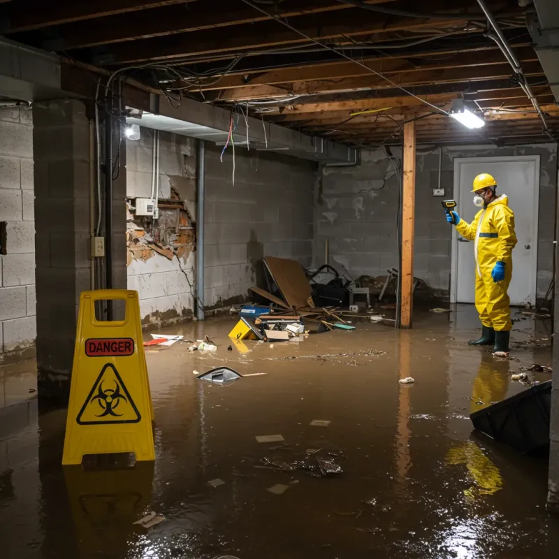 Flooded Basement Electrical Hazard in Maui County, HI Property